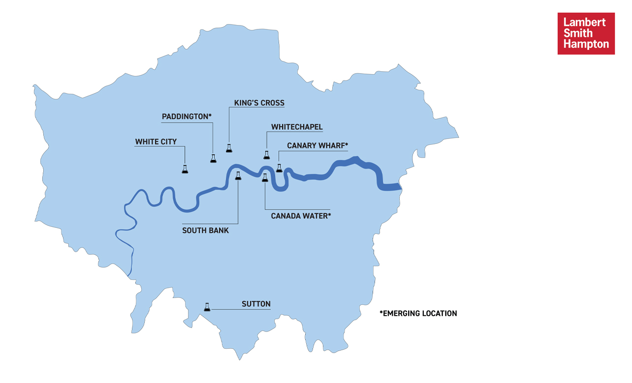 London Life Sciences Map
