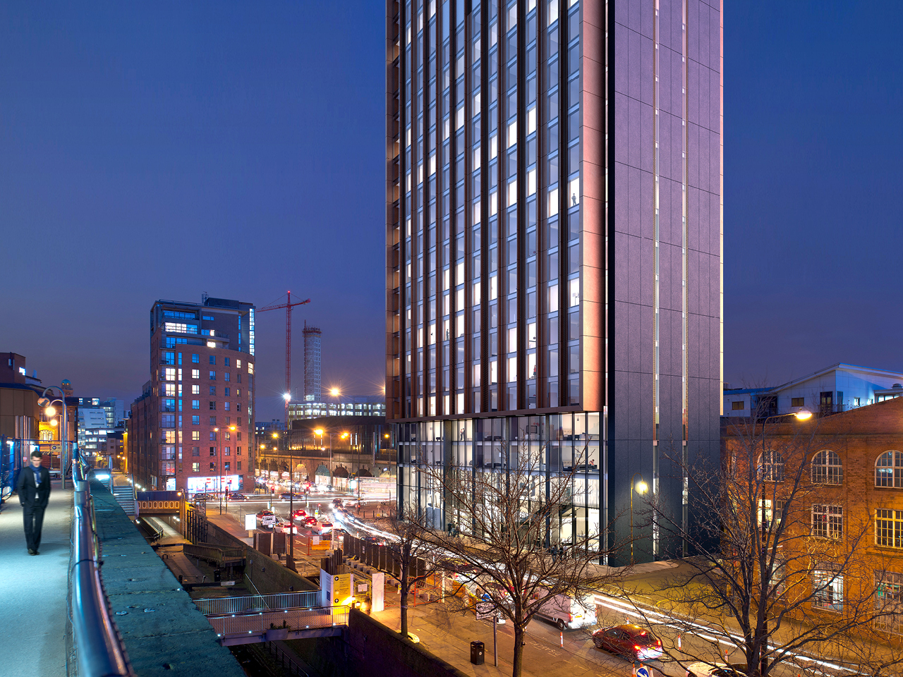 Manchester Tower night